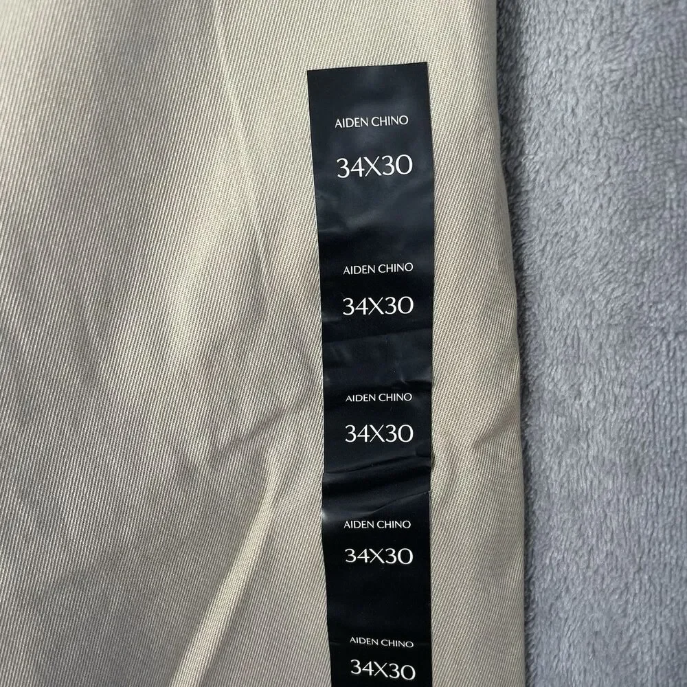 Banana Republic Men’s Aiden Chino Slim Fit Khaki Pants Size 34x30